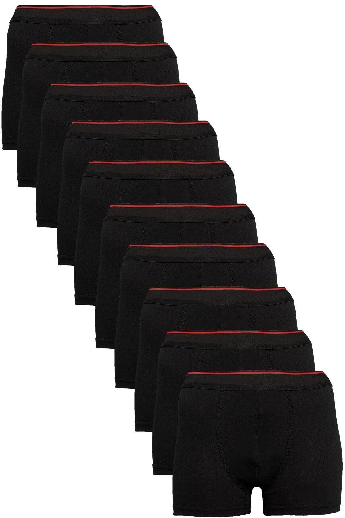 Черные боксеры Man Koton Lycra, 10 шт. S , M , L чёрный