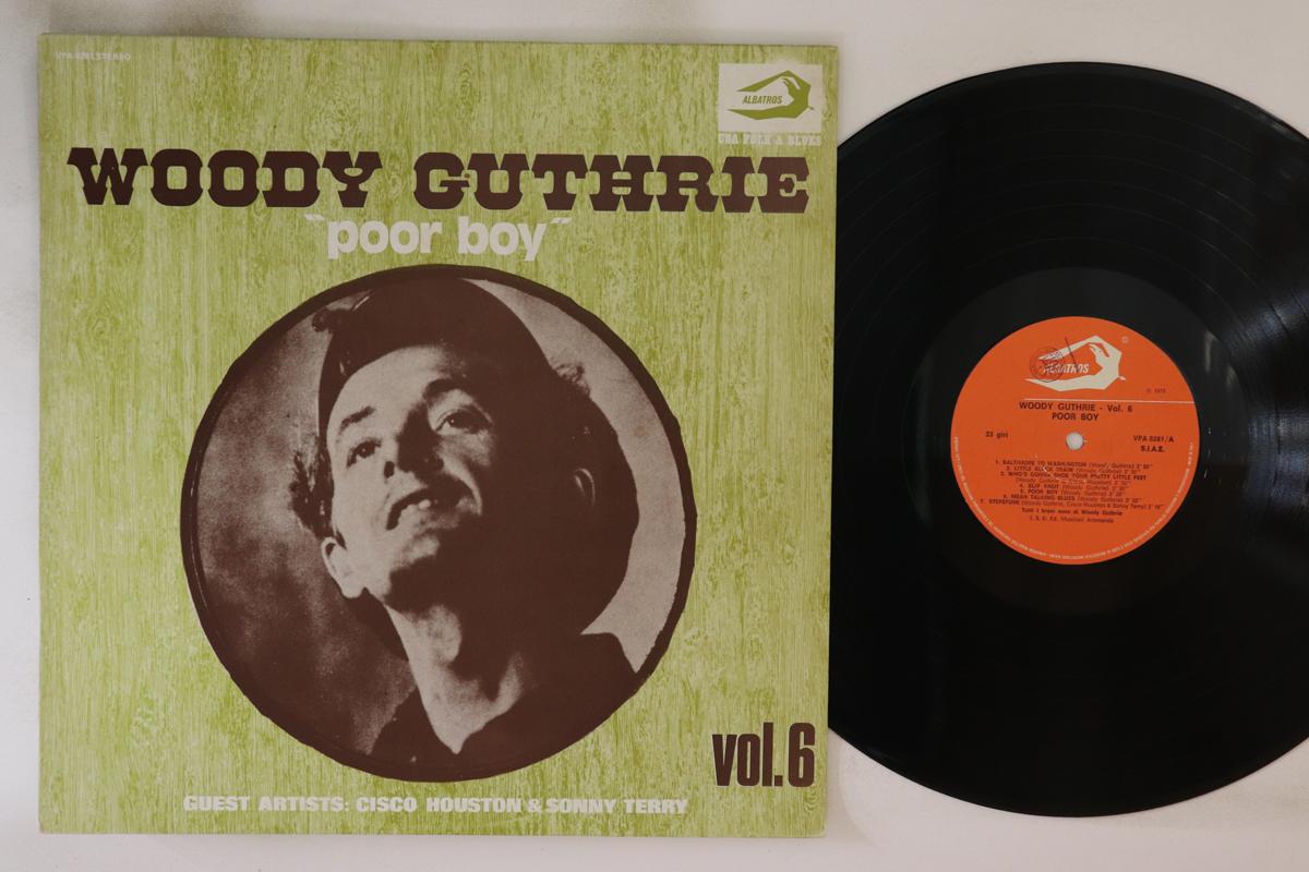 LP-пластинка ВУДИ ГАТРИ Бедный мальчик Том. 6 VPA8281 ALBATROS 1976 Италия Фолк Б/у